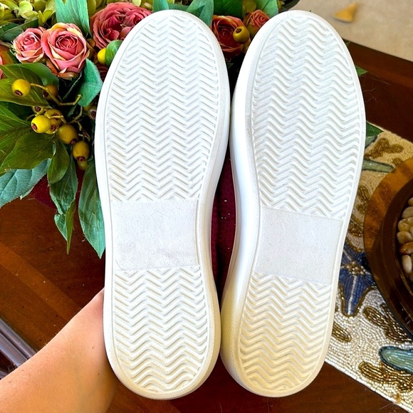 Brand New Corkys Swank Hey Girl Barbiecore Fuchsia Rhinestone Slip-on Sneakers - Picture 10 of 14